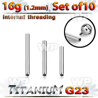 fh44eyi8 titanium internal threaded barposts 10pcs