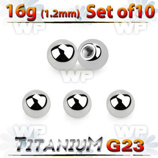 fh47b03 pack 4mm g23 titanium ballsthreading 1 2mm belly piercing