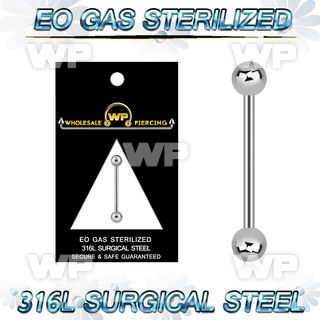 g443 316l steel tongue bar 1 6mm 5mm ball tongue piercing
