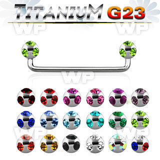h3h167 g23 titanium surface barbell 1 6mm 90 degree angle 5mm surface piercing
