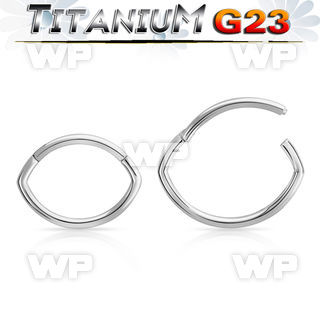 h3i3xz9 titanium hinged segment clicker 16g oval