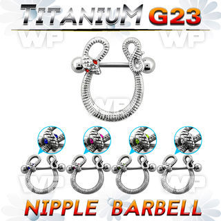 h44um1t g23 titanium nipple barbell 1 6mm 5mm balls hanging sna nipple piercing