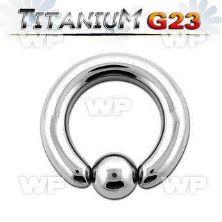 h46a0 g23 titanium captive bead ring 5mm 8mm ball ear lobe piercing