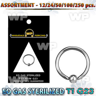 h4b20tt g23 titanium captive bead ring 1 2mm 3mm ball ear lobe piercing