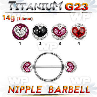 h4dumwt 316l steel round nipple shieldg23 titanium barbell 1 6mm nipple piercing