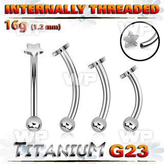 h4u48ue titanium bananabell 16g star top ball internal