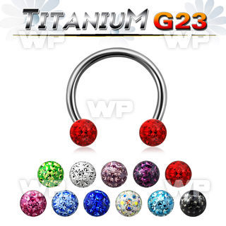 h64da0 g23 titanium cbr horseshoe 1 6mm 4mm ferido glued multi belly piercing