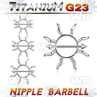 h6umep0 sun shaped janet jackson type nipple shieldg23 titanium nipple piercing