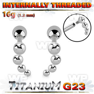 hxw8use titaniumbar four balls curved ball internal