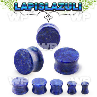 pgspp lapislazuli double flare stone plug