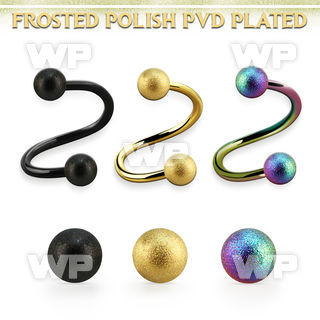 spetfo4 anodized steel spiral w 4mm frosted steel balls