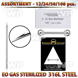 sset09 professional piercing kit steel nipple piercing needle