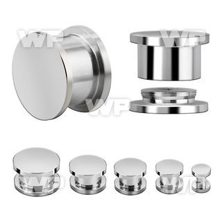 sspg 316l steel internally flat hollow stash plug