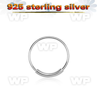 u3pz silver 925 endless nose ring an outer diameter of 12mm nose piercing