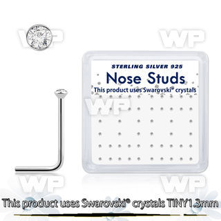 u3y6f3o 925 silver nose pins swarovski