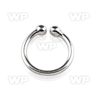 u6t silver 925 non piercing nose clip 0 8mm an outer diamete belly piercing