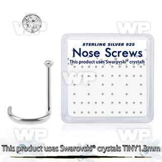 uoy6f3o 925 silver nasal screws swarovski