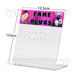 176yt clear acrylic empty display for 48 pcs of fake cheater belly piercing
