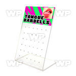 176zy empty display 36 holes for tongue piercing includes stic belly piercing