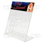 176zz empty display 42 holes for screw fit plugs or flesh tunne belly piercing