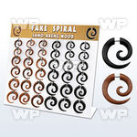 dmxp18 cheaters  illusion plugs and tapers organic body jewelry ear lobe