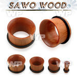 1m37a sawo wood single flare eyelet flesh tunnel silicon o ring 