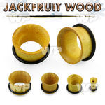 1mcda jackfruit wood single flare eyelet flesh tunnel silicon 