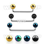 3h14r0 316l steel surface barbell 1 6mm 90 degree angle two surface piercing