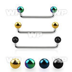 3h14rz 316l steel surface barbell 1 6mm 90 degree angle two surface piercing