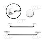 3h18w steel surface barbell 1 6mm 90 degree angle 4 to 5mm fla surface piercing