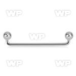 3h41e0 surgical steel surface barbell 1 6mm 90 degree angle surface piercing
