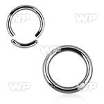 3wiep surgical steel segment ring 2 5mm ear lobe piercing