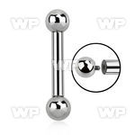44t 316l steel big gauge tongue barthickness of 8g 3mm tongue piercing
