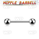 44umi surgical steel nipple barbell 1 6mm 5mm ball nipple piercing