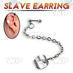 44waky surgical steel barbell 1 2mm 4mm ball s length 6mm 1 4 ear lobe piercing