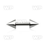 44wazp4 surgical steel helix barbell 1 6mm 4mm cones eyebrow piercing