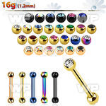 44wrc4ks ion plated 316l steel eyebrow barbell 1 2mm tiny 2 5mm eyebrow piercing