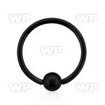 46arwi ion plated surgical steel captive bead ring 1 2mm 4mm ear lobe piercing