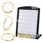 4awu1k gold pvd implant grade steel nose rings display 60