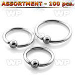 4b2eps 316l steel captive bead ring 1 6mm 4mm ball ear lobe piercing