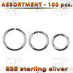 4b2sel silver 925 seamless ring 1 2mm diameter measured on the ear lobe piercing