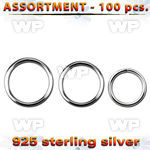 4b2ses silver 925 seamless ring 0 8mm diameter measured on the eyebrow piercing
