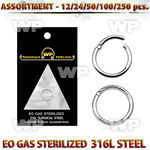 4b2yls eo gas sterilized 316l steel hinged segment ring