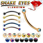 4uwrcksb ion plated surgical steel snake bite tongue piercing bana tongue piercing