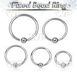 4w1aet surgical steel fixed bead ring 1mm 2 5mm ball ear lobe piercing
