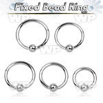 4w1aey surgical steel fixed bead ring 1 2mm 3mm ball ear lobe piercing