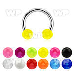 64whq4 surgical steel cbr horseshoes 1 2mm 3mm acrylic uv balls belly piercing