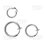 6bmf pair of spring fake illusion clips sold lose out package belly piercing