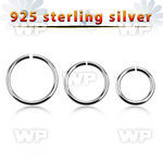 7i3wbey silver 925 seamless ring 1 2mm diameter measured on the tragus piercing