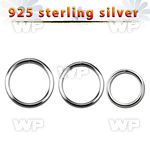 7i3wbkp silver 925 seamless ring 0 8mm diameter measured on the nose piercing